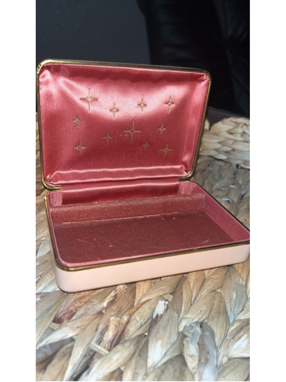 Vintage Farrington Jewelry Box One Size Beige Gold